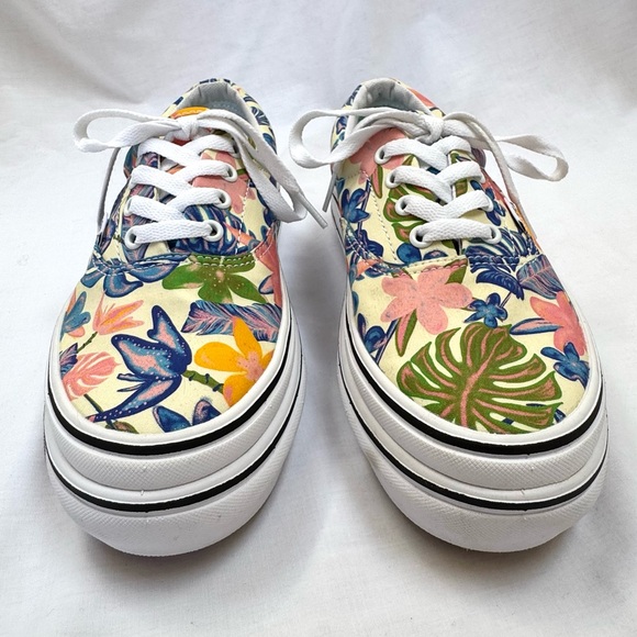 Vans Tropicali Super ComfyCush Era Unisex Mellow Yellow True White Unworn EUC - Picture 6 of 9